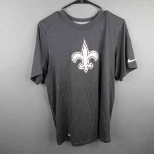 New Orleans Saints Nike Dri Fit On Field T Shirt Men's size Small Black and Gold